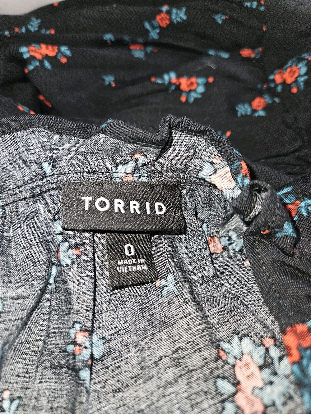 Torrid Black Floral Women's Dress